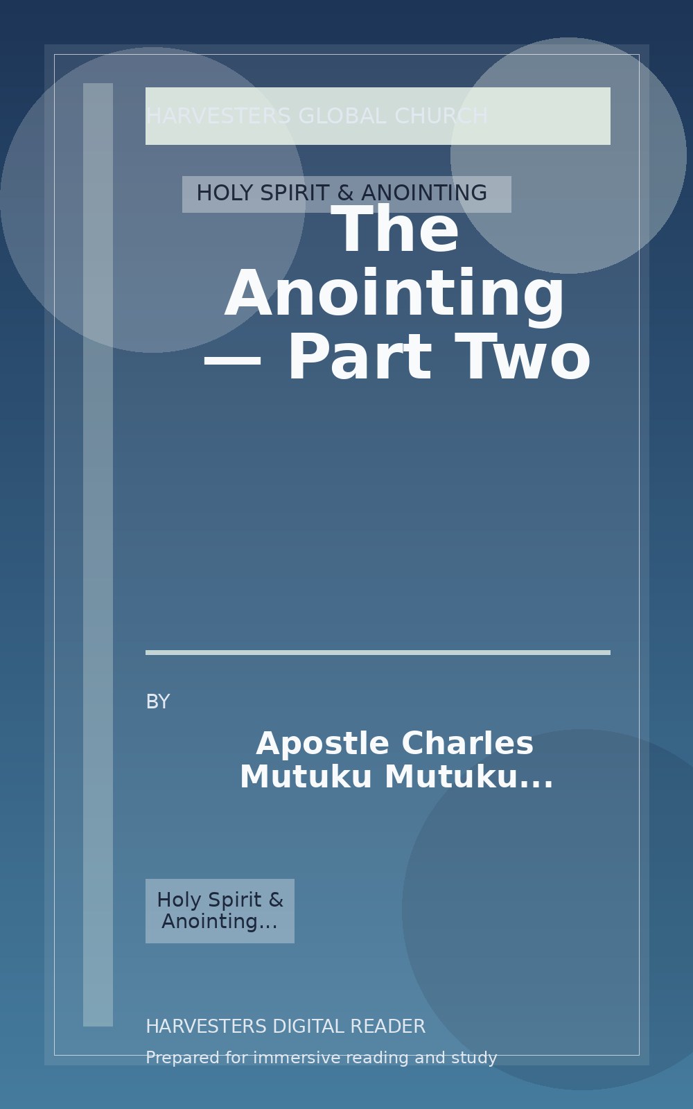 The Anointing — Part Two